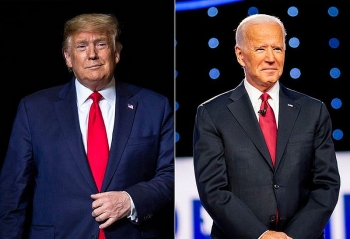 tong thong trump goi doi thu la biden chay tron