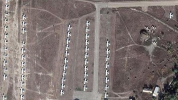 Khoảng 50 máy bay bí ẩn đột ngột xuất hiện tại căn cứ không quân Azerbaijan