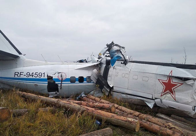 Máy bay Nga gặp nạn hơn 20 người thương vong
