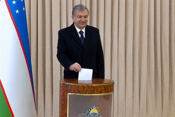uzbekistan chinh thuc cong bo ket qua bau cu tong thong