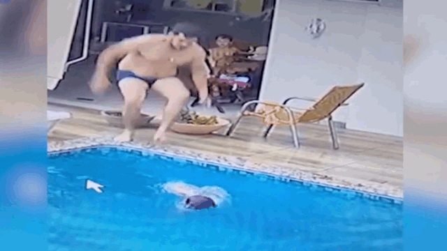 video bo phan ung nhanh nhu chop kip thoi cuu con gai thoat duoi nuoc