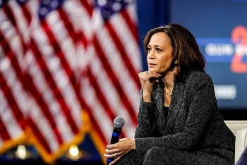 tro thanh nu pho tong thong hoa ky dau tien ba kamala harris chinh thuc lam nen lich su