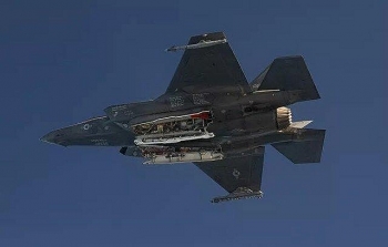 Mỹ công bố video tiêm kích tàng hình F-35 thử nghiệm ném bom hạt nhân “kẻ hủy diệt”