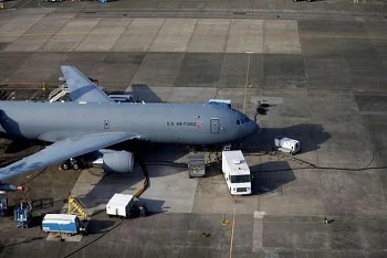 boeing ban giao may bay kc 46a dau tien cho khach hang ngoai lanh tho hoa ky