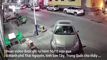 camera giao thong khoanh khac xe tai mat lai dam vang hang loat phuong tien