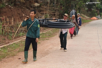 GNI hỗ trợ hệ thống nước tự chảy cung cấp nước sinh hoạt cho 176 hộ dân huyện Mai Châu (Hoà Bình)
