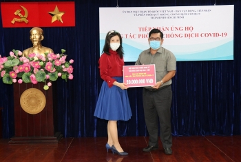 Ủng hộ Quỹ vaccine, Hiệp hội phát triển kinh tế văn hóa giáo dục Đài - Việt mong cuộc sống bình yên trở lại