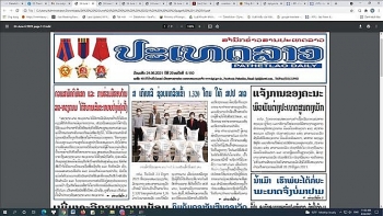 Báo chí Lào ca ngợi về tình hữu nghị vĩ đại, đoàn kết đặc biệt và hợp tác toàn diện Lào - Việt Nam