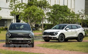 thaco auto chinh thuc xuat xuong mau xe cao cap kia sportage