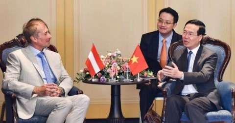 Chủ tịch nước tiếp Hội Hữu nghị Áo - Việt Nam và một số người bạn Áo