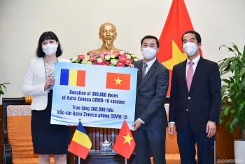 Romania tặng 300.000 liều vaccine AstraZeneca cho Việt Nam