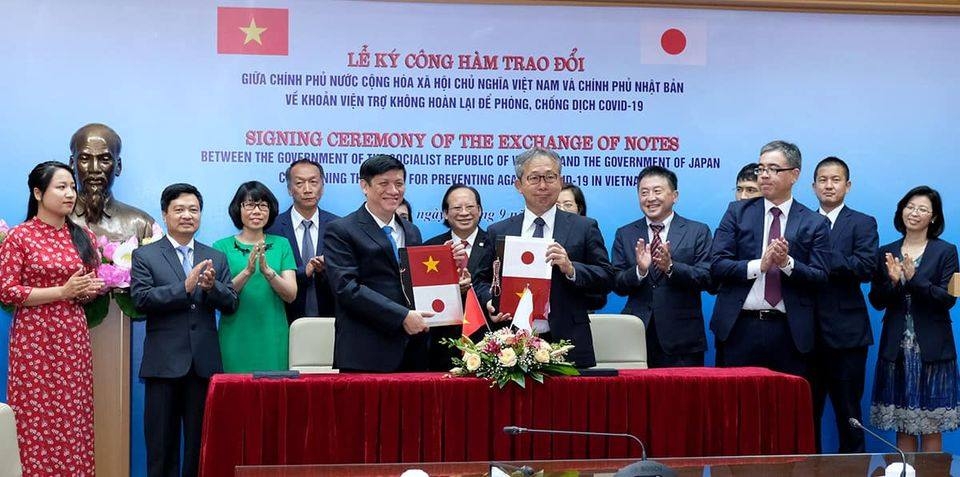 Nhật Bản viện trợ không hoàn lại cho Việt Nam 2 tỷ Yên phòng, chống COVID-19