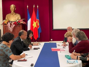 Hội Hữu nghị Pháp - Việt khẳng định tiếp tục sát cánh, ủng hộ nhân dân Việt Nam