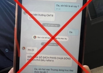 tphcm mao danh nha truong gui tin nhan yeu cau nop tien hoc