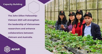 aciar trao 19 hoc bong trong linh vuc nong nghiep cho cac nha nghien cuu viet nam