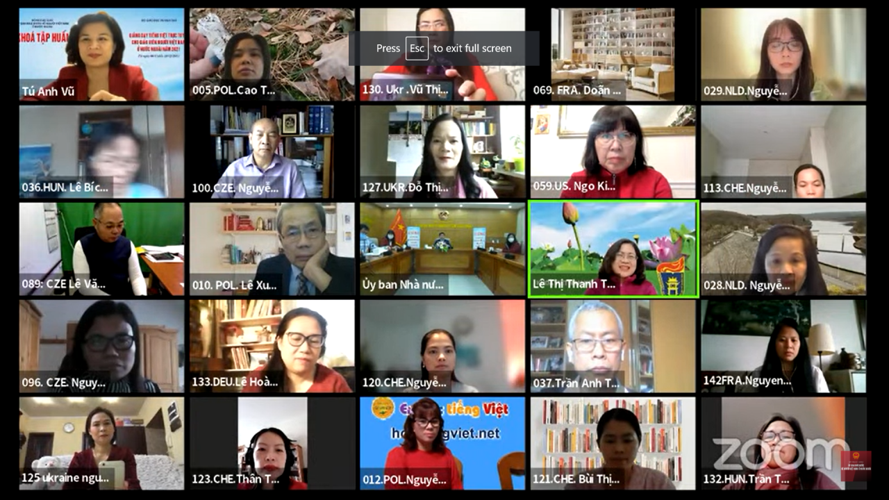 142 giao vien kieu bao hoan thanh noi dung tap huan nghiep vu giang day tieng viet nam 2021