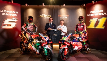 god55 sports vinh du hop tac cung honda lcr team tai giai motogp