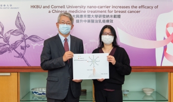 Đại học Baptist Hồng Kông và Đại học Cornell (Mỹ) phát triển chất mới giúp tăng hiệu quả điều trị ung thư vú