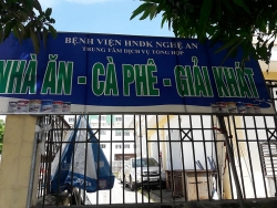 Bếp ăn Bệnh viện HNĐK Nghệ An bị xử phạt về an toàn thực phẩm