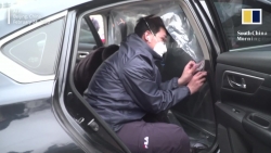 video tai xe trung quoc phong chong covid 19 theo cach doc dao khi dang muu sinh