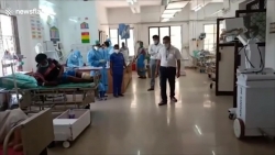 video an do dung robot mang thuoc cho benh nhan nhiem covid 19