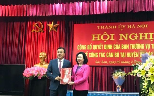 Chân dung ông Phạm Quang Thanh tân Phó Bí thư huyện Sóc Sơn