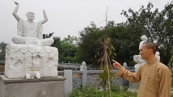 Kẻ gian đập phá 16 pho tượng La Hán tại chùa cổ giữa Hà Nội