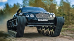 video thanh nien bien chiec bentley continental gt thanh xe tang