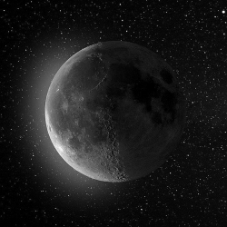 Bức ảnh chụp mặt trăng từ sân nhà đẹp như vệ tinh chụp