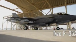 Video: Tiêm kích tàng hình F-35 của Mỹ bật chế độ "quái thú"