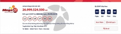 Kết quả xổ số Vietlott - Mega 6/45 ngày 31/5: 27 tỉ đồng thuộc về ai?