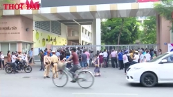 video thi sinh di thi thpt quoc gia 2019 co csgt ho tro nuoc uong va xe om mien phi