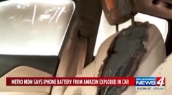 Video: iPhone bất ngờ phát nổ gây hư hại cho chiếc Jeep Cherokee 2019