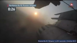 Video: "Cá sấu" Ka-52 Nga khạc lửa hủy diệt mục tiêu