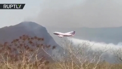 Video: Cận cảnh "siêu máy bay chữa cháy" lớn nhất thế giới cứu rừng Amazon