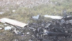 video khoanh khac may bay khong nguoi lai cua israel bi ban ha gan bien gioi lebanon