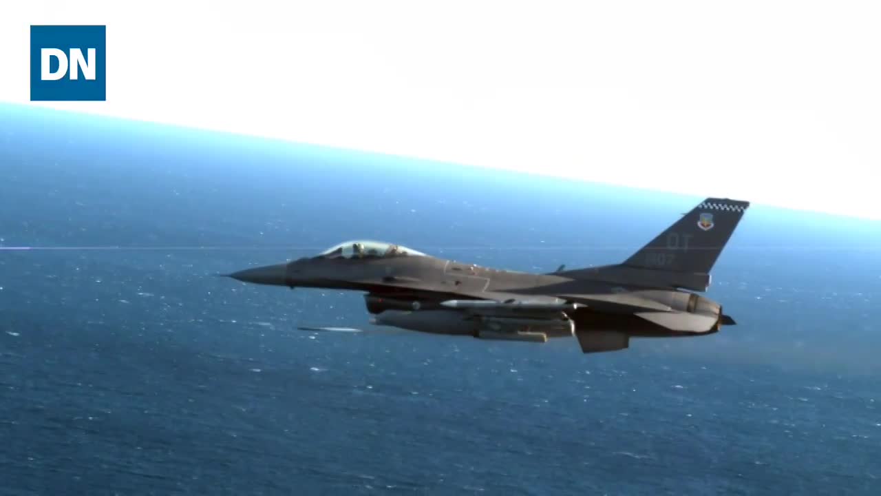 Video: F-16 của Mỹ phóng tên lửa rẻ tiền vẫn hủy diệt UAV trong tích tắc