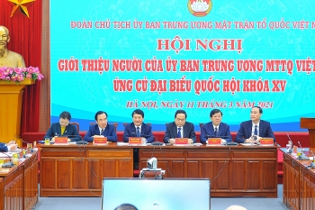 Đoàn Chủ tịch UBTƯ MTTQ Việt Nam giới thiệu 4 người ứng cử đại biểu Quốc hội