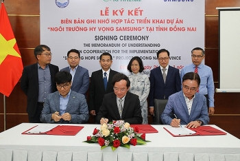 22 ty dong xay dung ngoi truong hy vong samsung tai dong nai