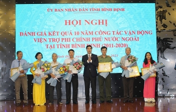 binh dinh tiep nhan 172 trieu usd vien tro phi chinh phu nuoc ngoai trong giai doan 2011 2020