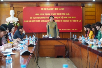 Hội Liên hiệp phụ nữ Việt Nam đánh giá cao vai trò của phụ nữ Việt Nam tại Lào