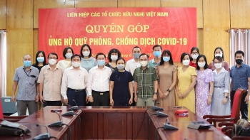 Nhiều tổ chức thành viên, đối tác của Liên hiệp Hữu nghị tham gia quyên góp ủng hộ Quỹ phòng, chống dịch COVID-19