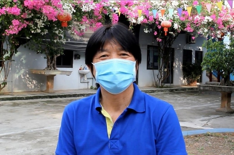 Ông Hitoshi Mukai - chuyên gia Nhật Bản tình nguyện tham gia đội hỗ trợ nhân viên y tế Bắc Giang