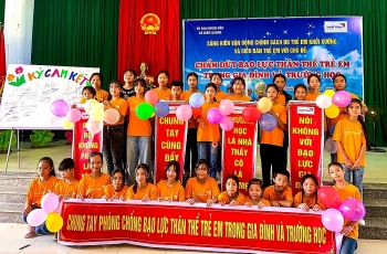Trẻ em Thanh Hoá chia sẻ sáng kiến chấm dứt bạo lực trong gia đình và trường học
