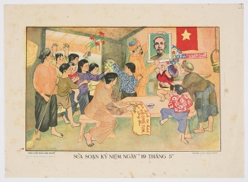 thu vien lau doi nhat o australia dang luu giu mot bo suu tap tranh ap phich nghe thuat viet nam