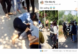 Kiên Giang xác minh thông tin nhiều người cổ vũ 2 thiếu nữ đánh nhau