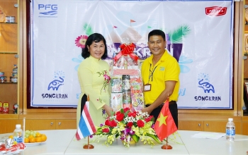 Liên hiệp Cần Thơ: Thăm và chúc mừng năm mới doanh nghiệp Thái Lan nhân dịp Tết Songkran