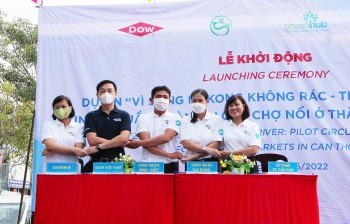 khoi dong du an vi song me kong khong rac tai can tho