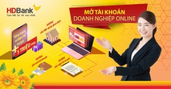 hdbank tien phong trien khai mo tai khoan doanh nghiep online