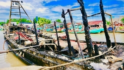 Nguyên nhân vụ cháy 3 tàu cá ở Hòn Đất: Do chập điện?